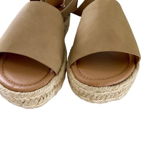 Athlefit Platform Sandals Espadrille Wedge Open Toe Size 39 US Size 8.5 New - Picture 8 of 10